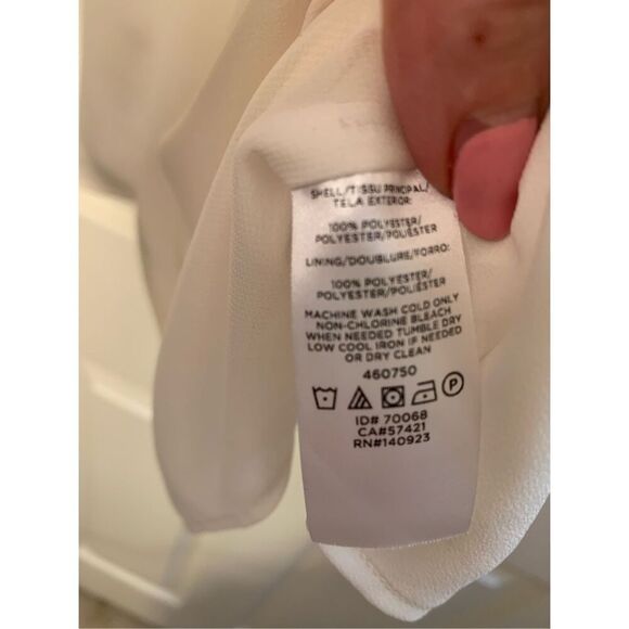 LOFT PETITES CAMI CREAM SPAGHETTI STRAPS T STRAP BACK CREAM LINED SZ SP - Picture 8 of 10